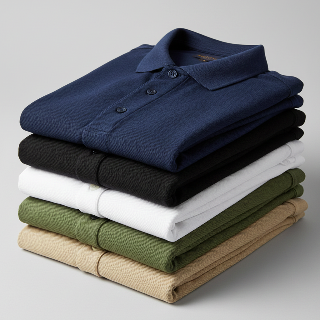 Kit com 5 polos Polo Elegant